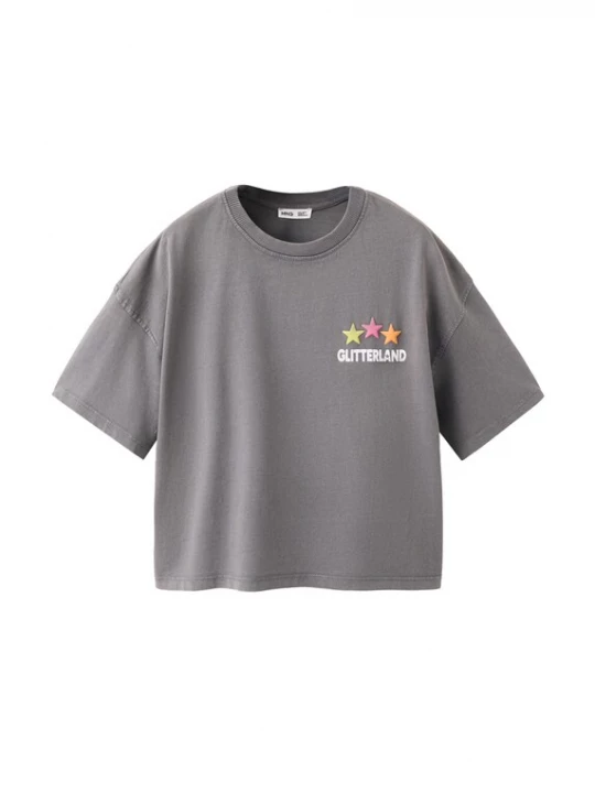 Obrázek produktu MANGO KIDS Tričko 'CONCERT' antracitová