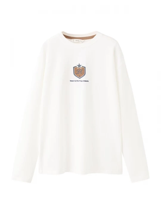 Obrázek produktu MANGO KIDS Tričko 'DIMPACT' námořnická modř / hnědá / offwhite