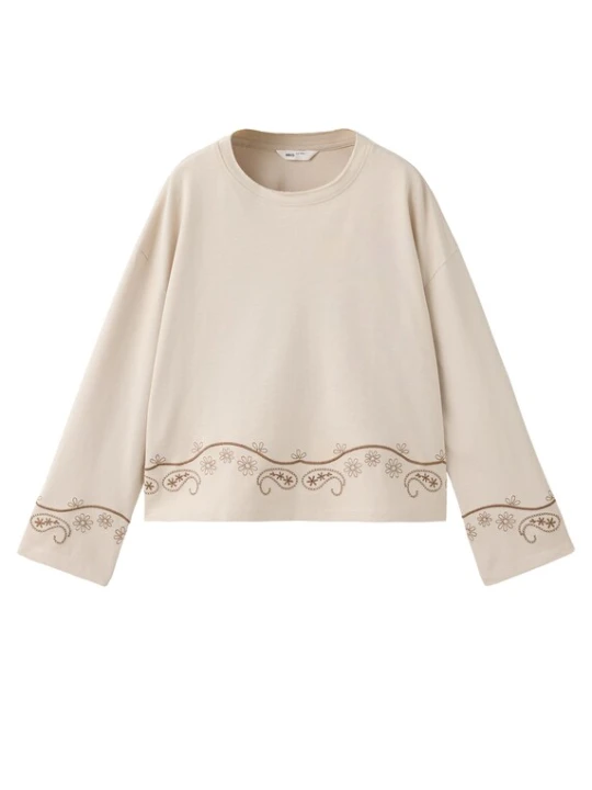 Obrázek produktu MANGO KIDS Tričko 'PASMINA' hnědá / cappuccino