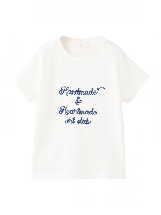 Obrázek produktu MANGO KIDS Tričko tmavě modrá / offwhite