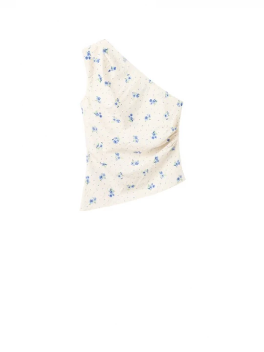 Obrázek produktu MANGO Top 'COYA' světlemodrá / tmavě modrá / zelená / offwhite