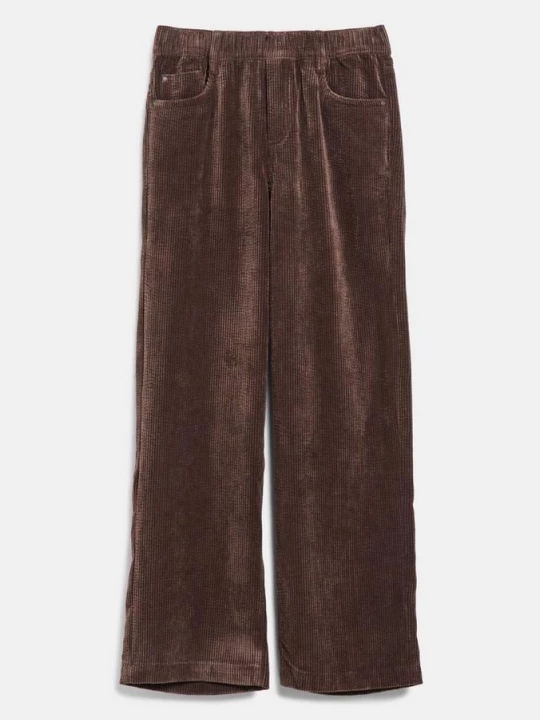Obrázek produktu Manšestrové kalhoty Baggy / Relaxed Fit / Mid Rise / Wide Leg s.Oliver hnědá