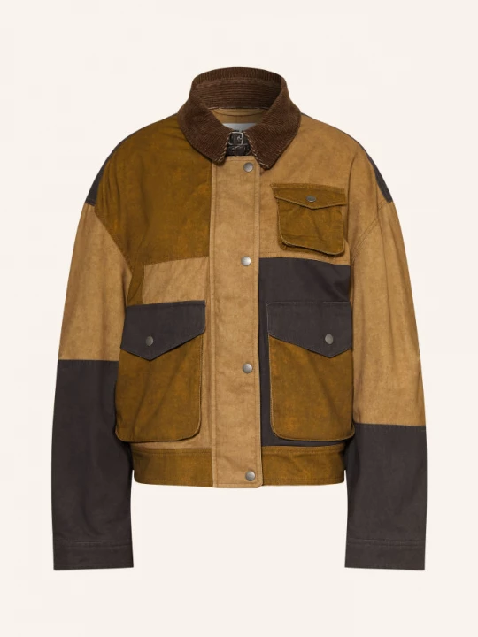 Obrázek produktu Marant Étoile Bunda Fieldjacket Risla khaki / velbloudí / černá