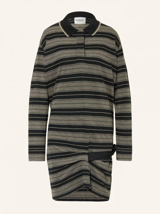 Obrázek produktu Marant Étoile Pletené Polo Šaty Isea černá / režná