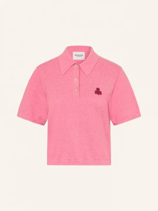 Obrázek produktu Marant Étoile Pletené Polo Tričko Althea světle červená