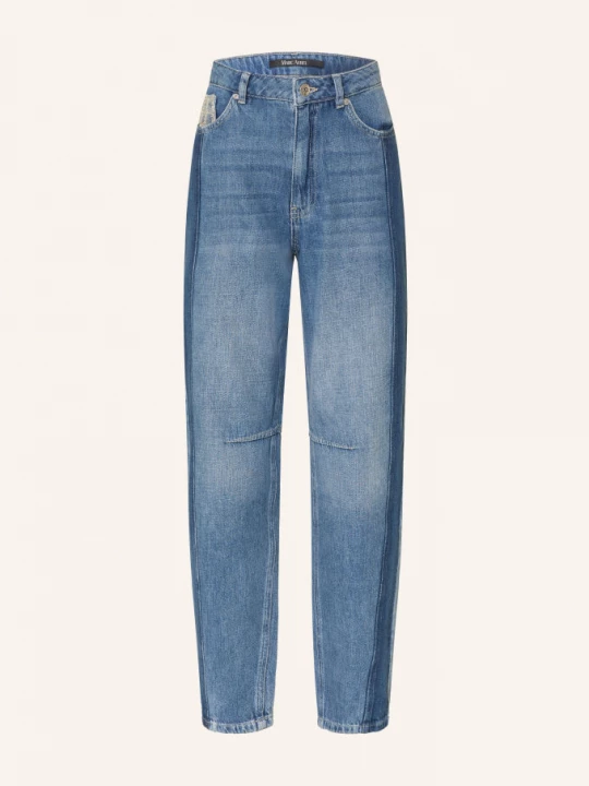 Obrázek produktu Marc Aurel Barrel Džíny S Pruhy 500041 blue denim