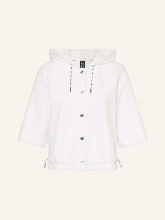 Obrázek produktu Marc Cain Bunda Z Kombinace Materiálů S 3/4 Rukávy 100 white