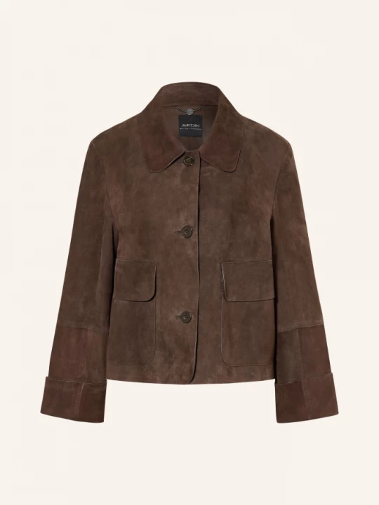 Obrázek produktu Marc Cain Kožená Bunda 697 seal brown