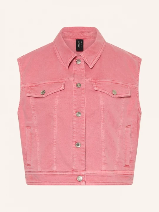 Obrázek produktu Marc Cain Krátká Džínová Vesta 246 pink lemonade