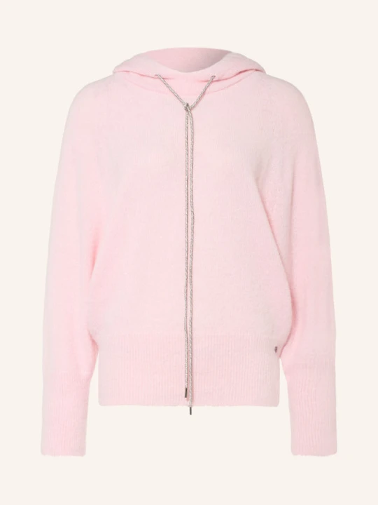 Obrázek produktu Marc Cain Pletená Mikina S Kapucí Z Alpaky 208 chalk pink