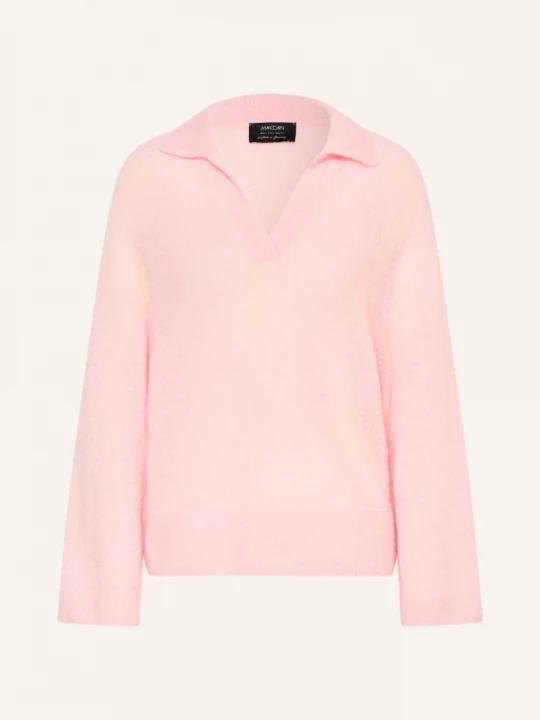Obrázek produktu Marc Cain Pletené Polo Tričko S Alpakou A Mohérem 208 chalk pink