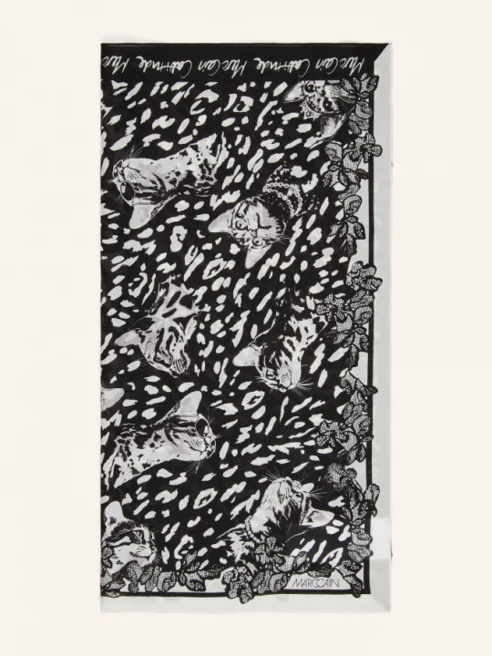 Obrázek produktu Marc Cain Šátek 910 black and white