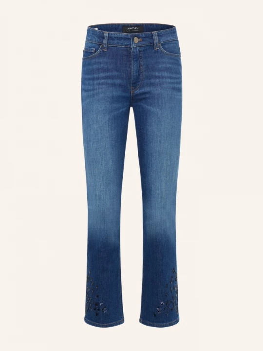 Obrázek produktu Marc Cain Zkrácené Džíny Forli S Ozdobnými Kamínky 357 vintage indigo
