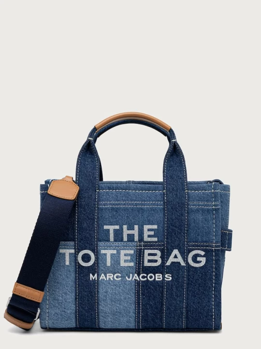 Obrázek produktu MARC JACOBS crossbody kabelka dámská bavlněná THE SMALL TOTE modrá