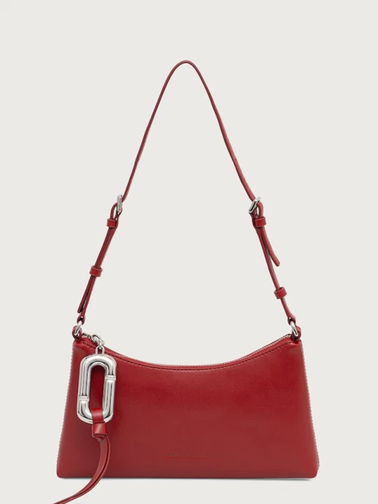 Obrázek produktu MARC JACOBS crossbody kabelka dámská kožená POUCH MINI BAG červená