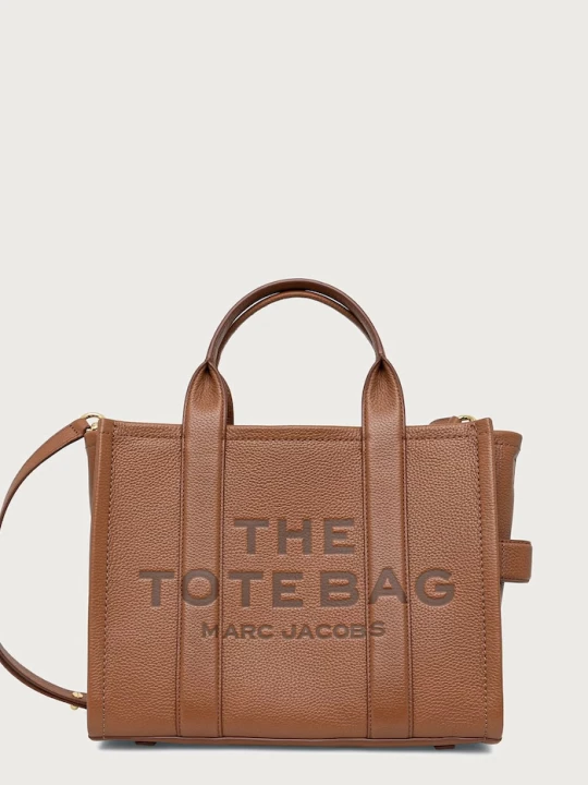 Obrázek produktu MARC JACOBS crossbody kabelka dámská kožená THE MEDIUM TOTE hnědá