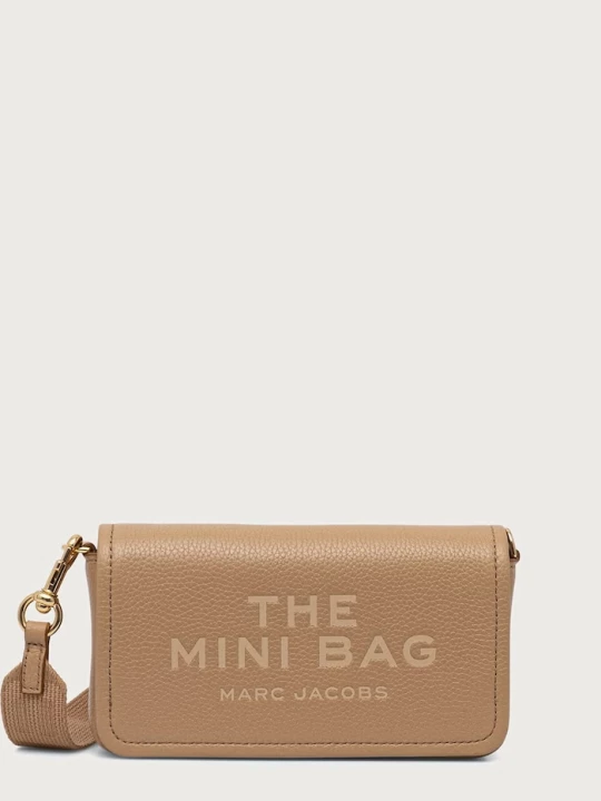Obrázek produktu MARC JACOBS crossbody kabelka dámská kožená THE MINI BAG béžová