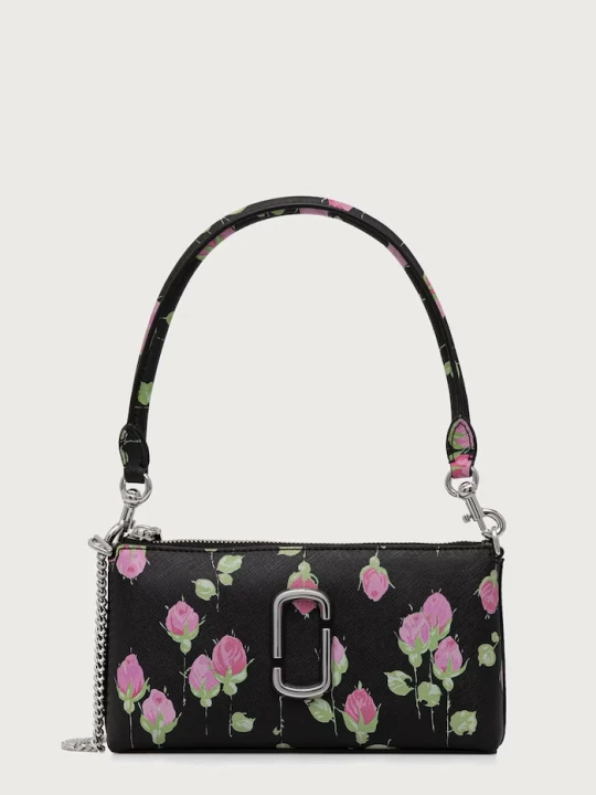 Obrázek produktu MARC JACOBS crossbody kabelka dámská kožená THE POCHETTE černá