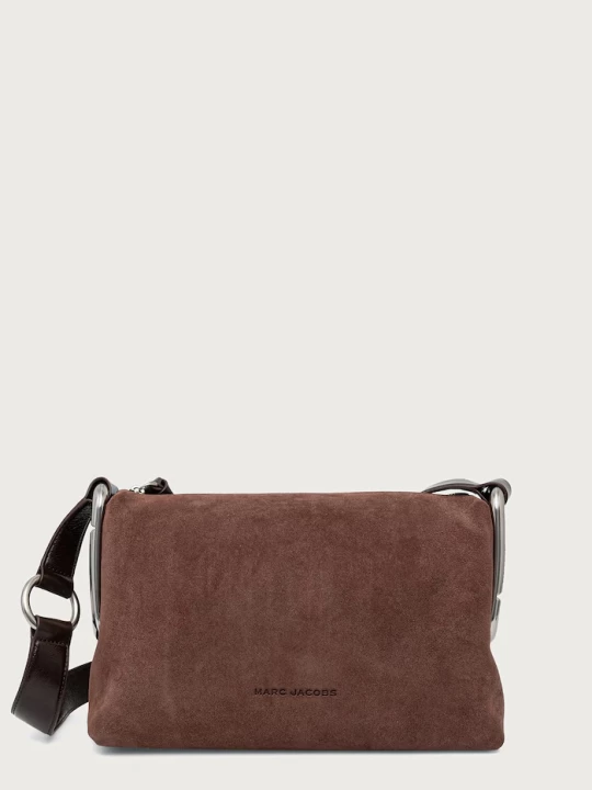 Obrázek produktu MARC JACOBS crossbody kabelka dámská semišová MEDIUM SHOULDER BAG hnědá