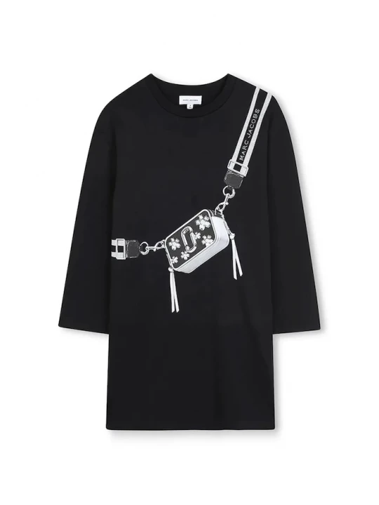 Obrázek produktu MARC JACOBS Dětské bavlněné šaty Marc Jacobs černá
