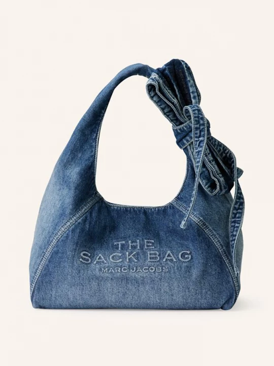 Obrázek produktu Marc Jacobs Hobo Bag The Bow Denim Sack Bag modrá