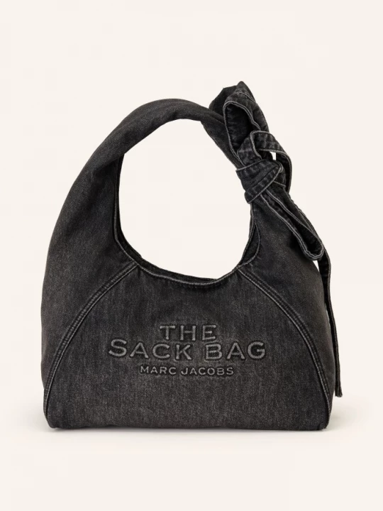 Obrázek produktu Marc Jacobs Hobo Bag The Bow Denim Sack Bag tmavě šedá