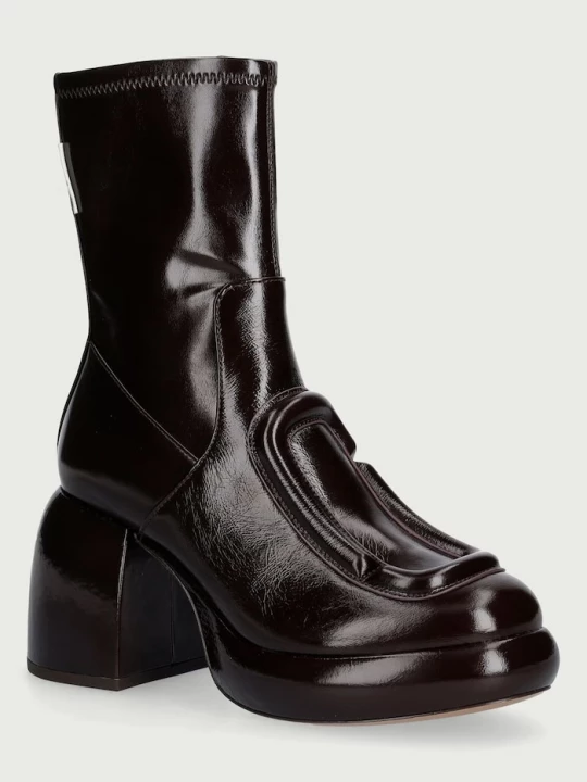 Obrázek produktu MARC JACOBS kozačky nad kolena dámské THE POP J MARC ANKLE BOOT hnědá