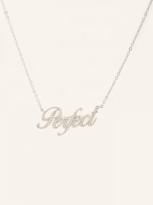 Obrázek produktu Marc Jacobs Náhrdelník The Perfect Pave Necklace stříbrná