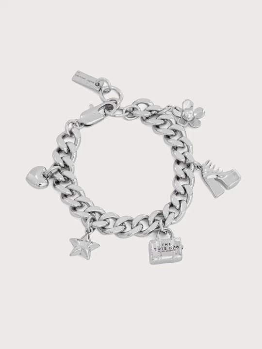 Obrázek produktu MARC JACOBS náramek dámský postříbřený kov MINI ICON stříbrná