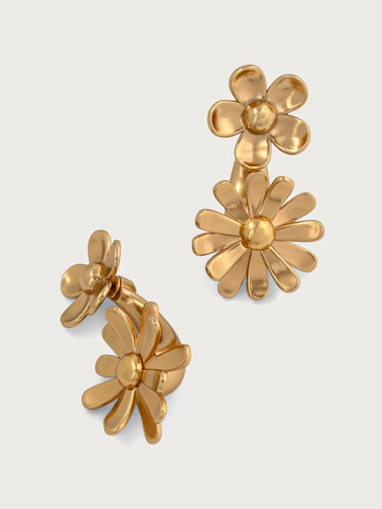 Obrázek produktu MARC JACOBS náušnice mosazné DAISY WILD zlatá