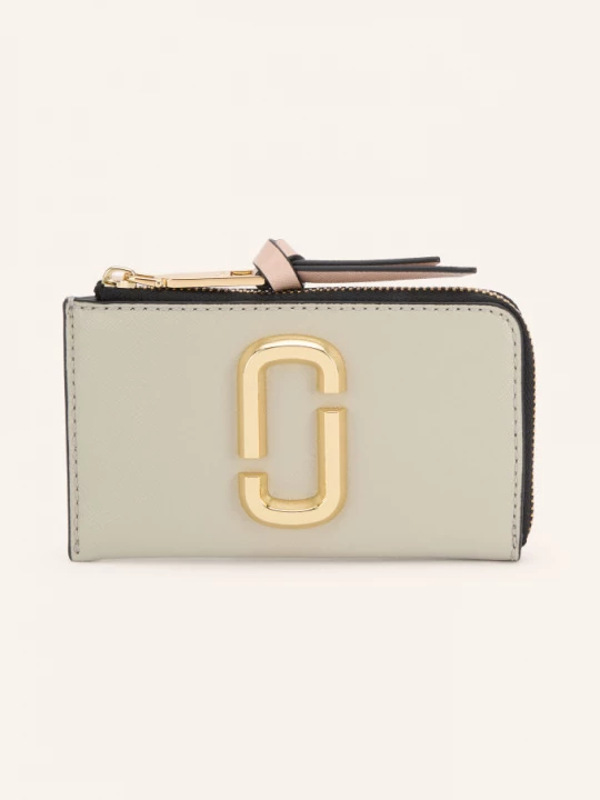 Obrázek produktu Marc Jacobs Peněženka Saffiano The Snapshot Top Zip Multi Wallet béžová / zlatá / černá