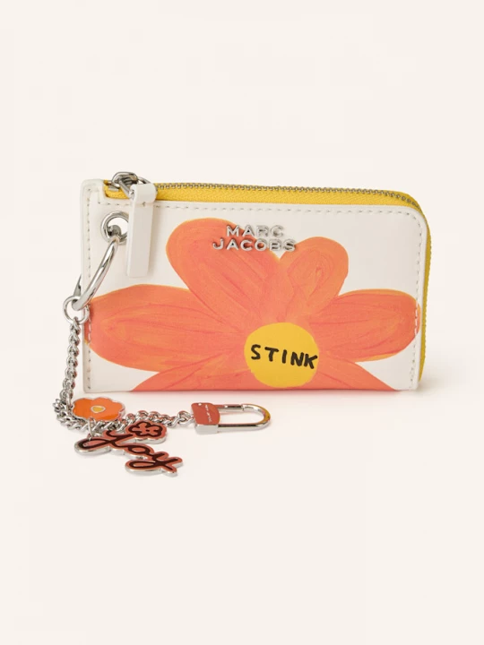 Obrázek produktu Marc Jacobs Peněženka The Coin Purse Charms Flower bílá / oranžová