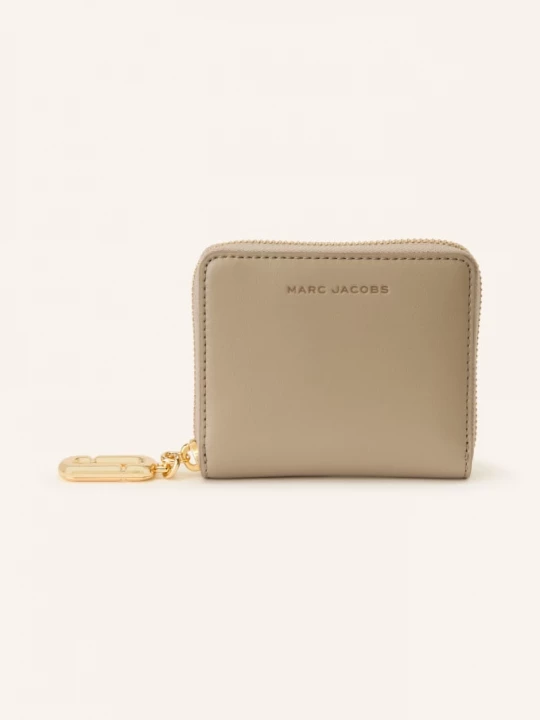 Obrázek produktu Marc Jacobs Peněženka The Scene Slim Compact Wallet béžová / zlatá