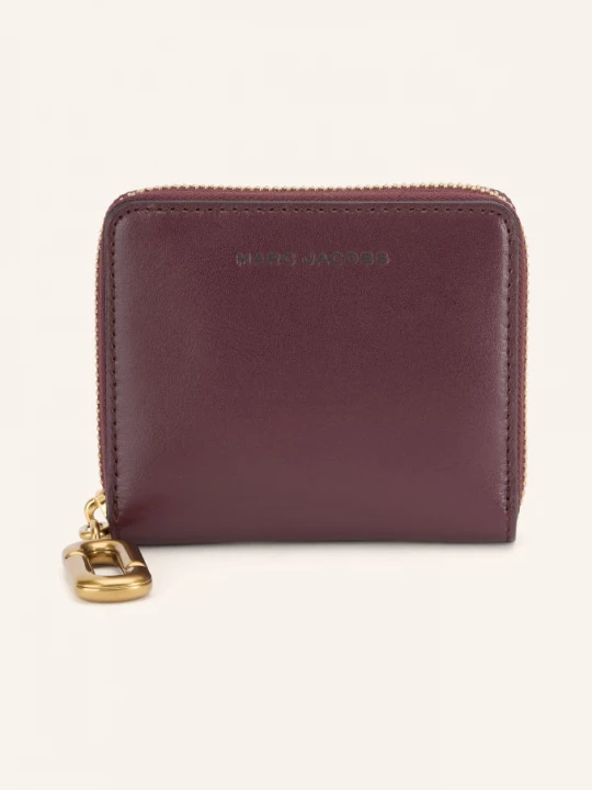 Obrázek produktu Marc Jacobs Peněženka The Scene Slim Compact Wallet tmavě červená / zlatá