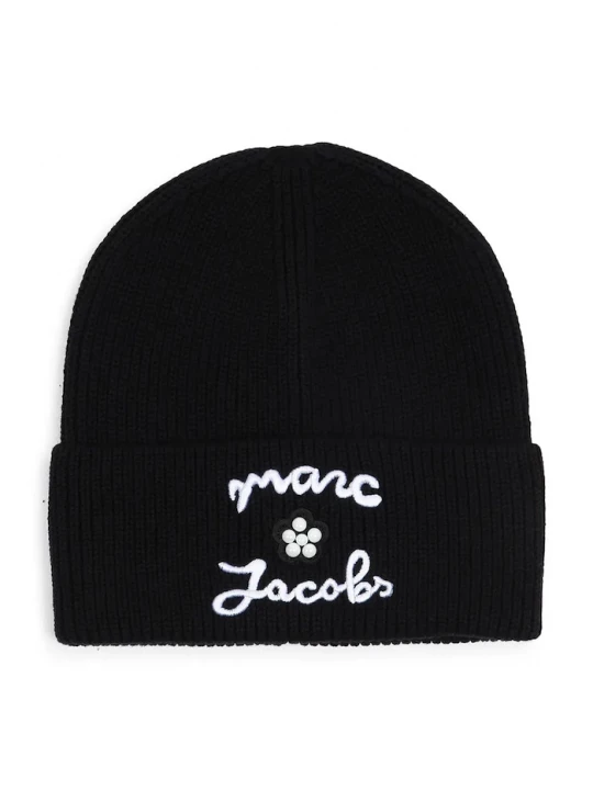 Obrázek produktu MARC JACOBS pletená čepice dětská bavlněná černá