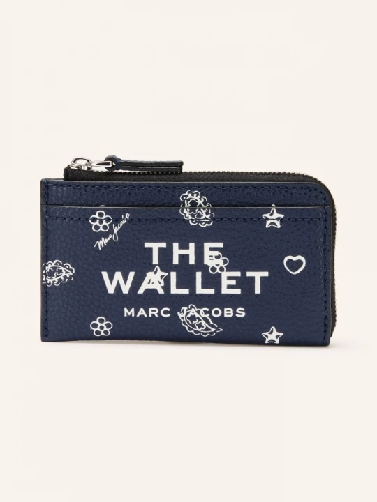 Obrázek produktu Marc Jacobs Pouzdro Na Karty S Přihrádkou Na Mince tmavě modrá / bílá