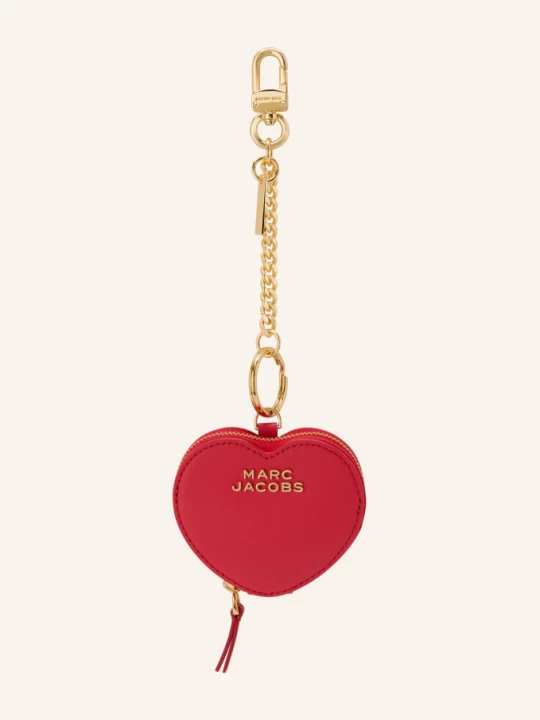 Obrázek produktu Marc Jacobs Přívěsek Na Tašku The Heart Pouch Bag Charm červená / zlatá