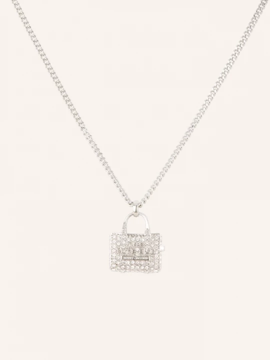 Obrázek produktu Marc Jacobs Řetízek The Pave Tote Necklace stříbrná