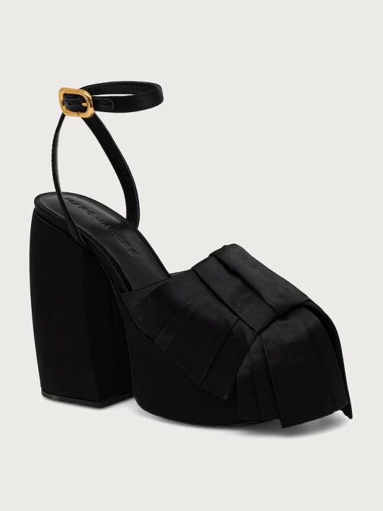 Obrázek produktu MARC JACOBS sandály na sloupku THE BOW PLATFORM HEEL černá
