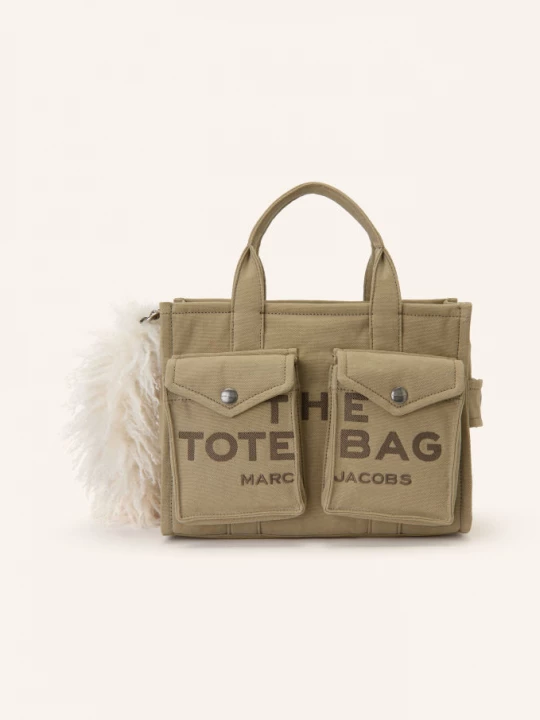 Obrázek produktu Marc Jacobs Shopper The Medium Tote Bag olivová / stříbrná / černá