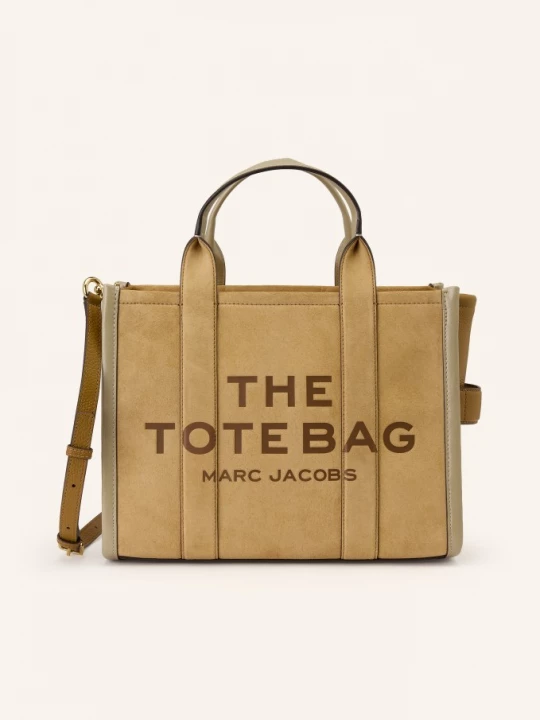 Obrázek produktu Marc Jacobs Shopper The Suede Medium Tote Bag velbloudí / tmavě hnědá