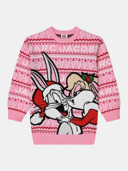 Obrázek produktu Marc Jacobs Úpletové šaty LOONEY TUNES W12454 Růžová Regular Fit