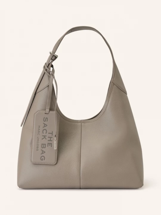 Obrázek produktu Marc Jacobs Vaková Kabelka The Belted Sack černošedá / stříbrná