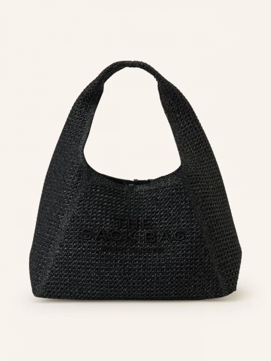 Obrázek produktu Marc Jacobs Vaková Kabelka The Crochet Sack Bag černá / stříbrná