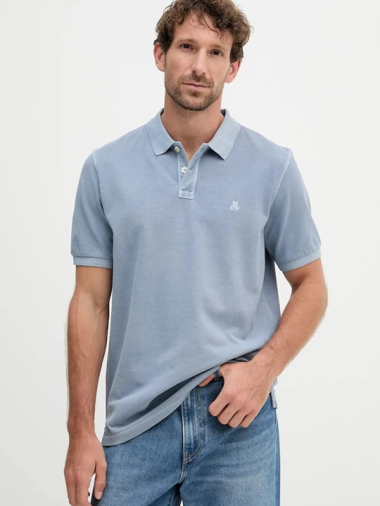 Obrázek produktu Marc O'Polo Bavlněné polo tričko Marc O'Polo modrá