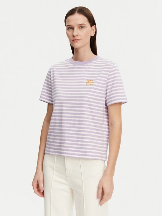 Obrázek produktu Marc O'Polo Denim T-Shirt 500 0005 953 Fialová Relaxed Fit
