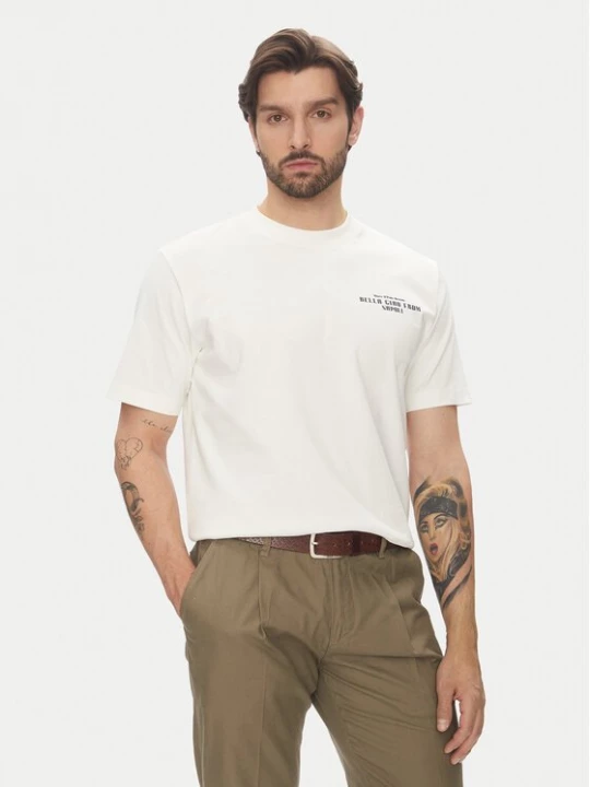 Obrázek produktu Marc O'Polo Denim T-Shirt 500 0007 261 Écru Oversize Krémová