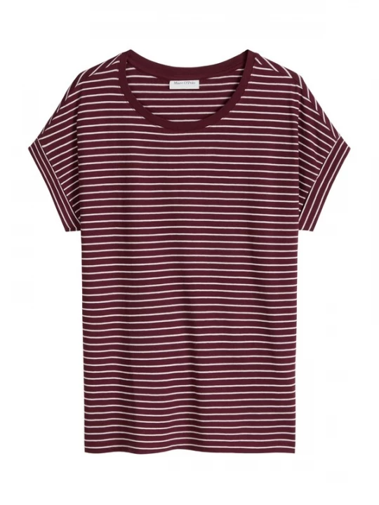Obrázek produktu Marc O'Polo DENIM Tričko tmavě červená / bílá