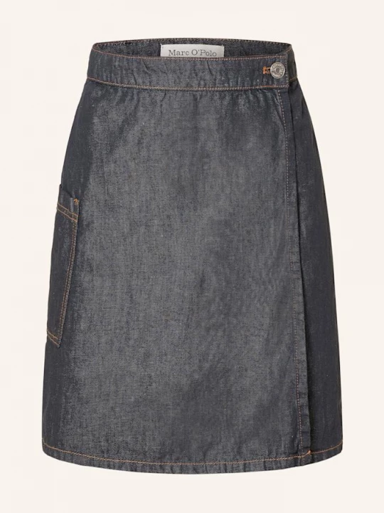 Obrázek produktu Marc O'polo Džínová Sukně Se Lnem 008 rinsed cotton linen wash