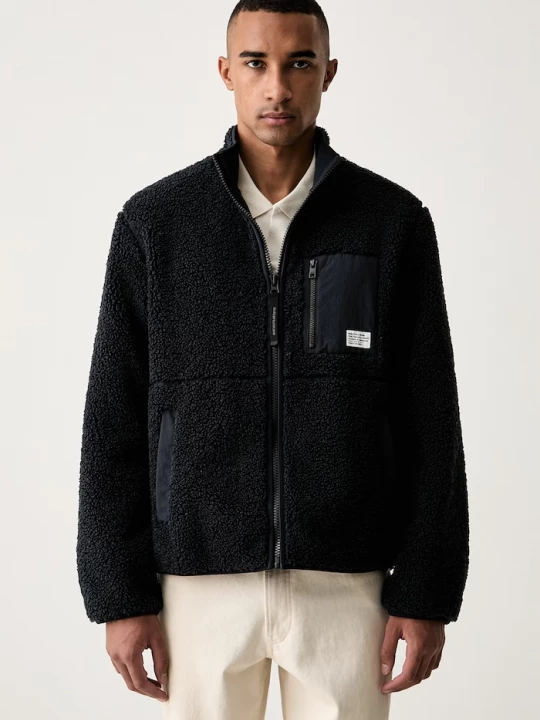Obrázek produktu Marc O'Polo fleece mikina pánská námořnická modř
